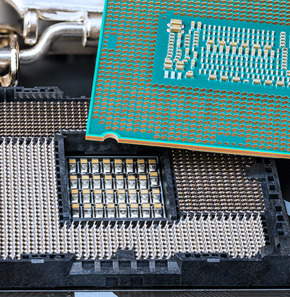 Close-up product image of forward error correction technology